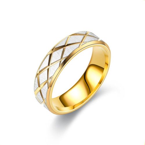 Bagues En Acier Inoxydable Pour Femmes Et Hommes, 6mm, Couleur Bleu/Noir/Or, Bague De Mariage, Bijoux De Fiançailles, Vente En Gros