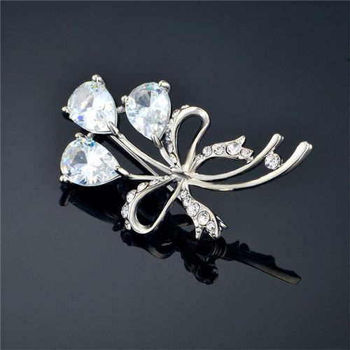 Broches Fleur Vintage En Cristal Pour Femmes, Accessoires De Manteau, Bijoux Mignons, Cadeaux, Br823