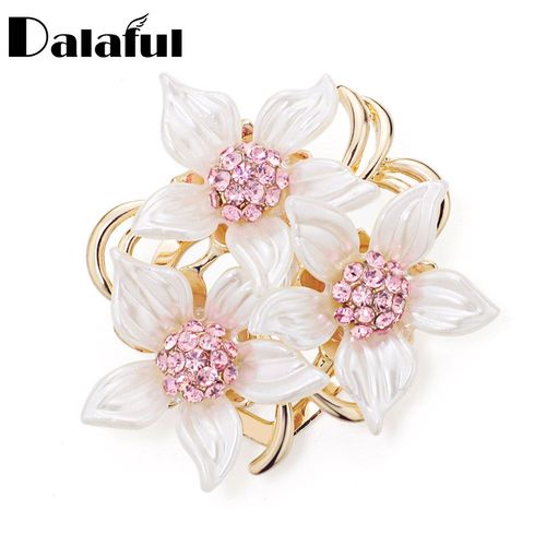Broche En Fleur De Camélia Pour Femme Et Fille, Bijoux De Mariée, Élégants, Modernes, Rose, Strass, Feuilles Étonnantes, Z071