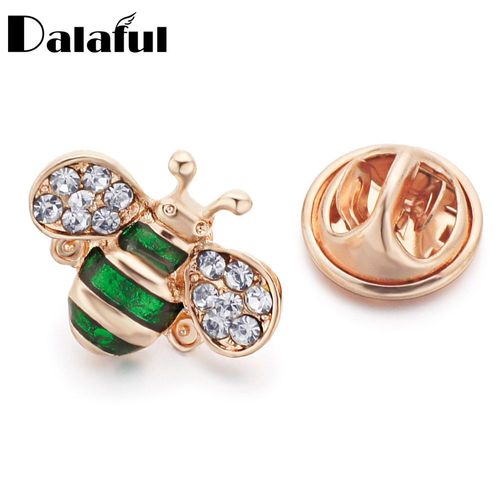 Broches En Cristal Abeille Pour Femme, Bijoux En Émail, Col Animal, Costume, Vêtements, Accessoires De Décoration, Z033 _ 1