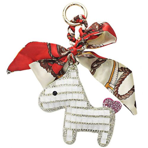 Dalaful Porte Clés Écharpe Cheval, Porte Clés En Cuir, Sac À Main, Pendentif Cadeau Pour Filles Et Femmes, Support K344