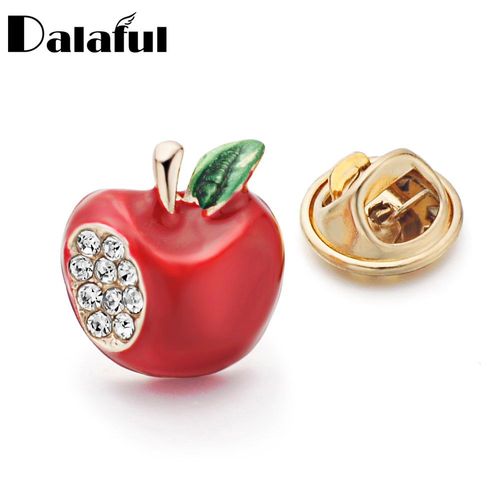 Broche Décorative En Cristal Rouge Pour Femme, Accessoire De Vêtement, Bijoux, Z031