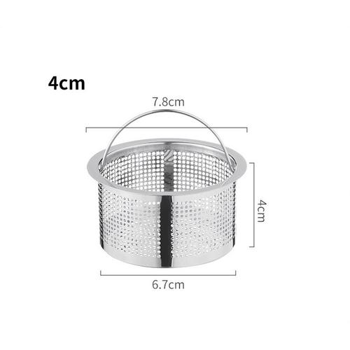 Profondeur De Couleur 4cm Bouchon De Filtre De Trou De Vidange De Douche, Évier En Acier Inoxydable, Filtre De Cuisine, Écran En Métal, Passoire De Salle De Bains