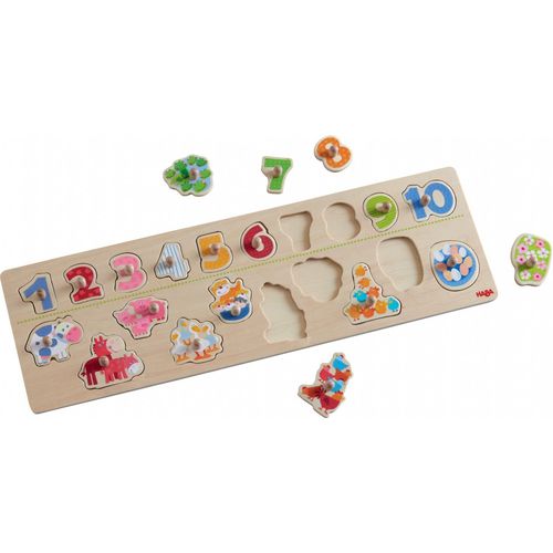 Haba Puzzle Animaux Et Chiffres