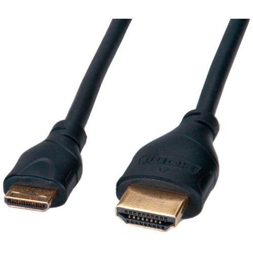 Roline - Câble HDMI - HDMI mâle pour HDMI mini mâle - 2 m - blindé - noir