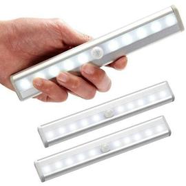 LED Veilleuse Detecteur de Mouvement Lot de 2 Pile Applique Murale  Interieur Rechargeable USB Lumières Escalier