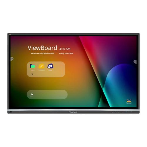 ViewSonic ViewBoard IFP5550-5 - Classe de diagonale 55" écran LCD rétro-éclairé par LED - interactive - avec écran tactile (multi-touch) / capacité PC en option (slot-in) - 4K UHD (2160p) 3840 x...