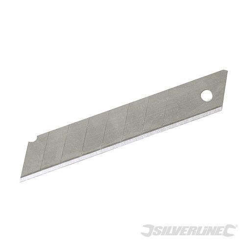 10 lames sécables pour Cutters - 18 mm - SILVERLINE