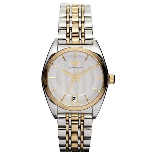 Emporio Armani Ar0380 Femme Montre Silver Analogique Métal Nouveau