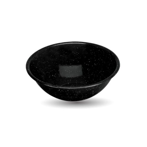 Graniteware | Grand Bol À18cm En Acier Émaillé | Compatible Four Et Lave-Vaisselle | Légère | Empilable | Résiste Aux Rayures | Noir