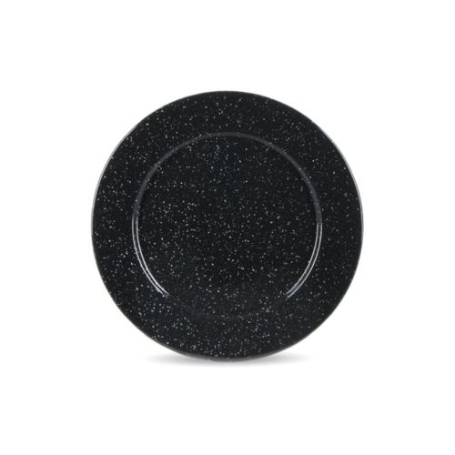 Graniteware | Assiette À27cm En Acier Émaillé | Compatible Four Et Lave-Vaisselle | Légère | Empilable | Résiste Aux Rayures | Noir