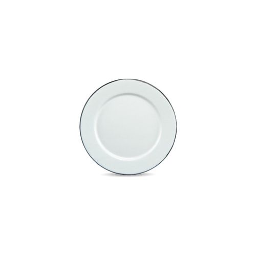 Graniteware | Assiette À16cm En Acier Émaillé | Compatible Four Et Lave-Vaisselle | Légère | Empilable | Résiste Aux Rayures | Blanche