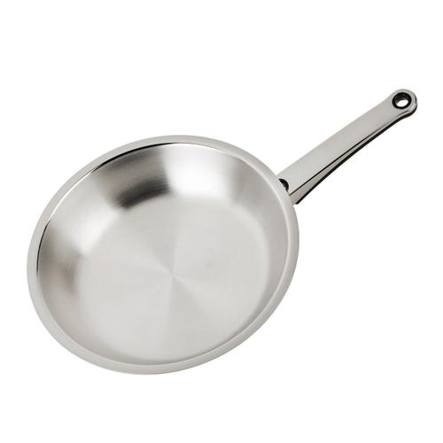 Ecovitam ? Poêle Inox 18/10 ? Diamètre 24cm ? Tous Feux Dont Induction ? Fabriqué En Italie