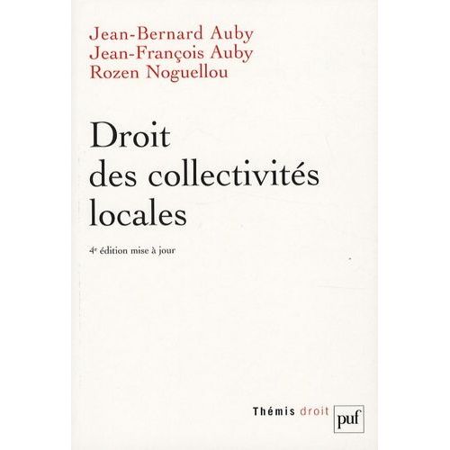 Droit Des Collectivités Locales