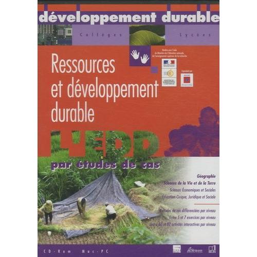 Ressources Et Développement Durable - (1 Cd-Rom)