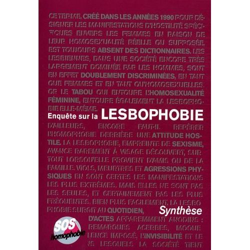 Enquête Sur La Lesbophobie - Synthèse
