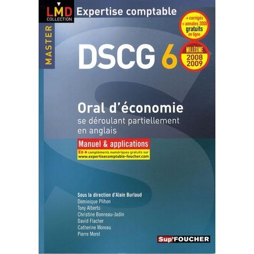 Oral D'économie Se Déroulant Partiellement En Anglais Dscg 6 - Manuel & Applications