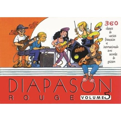Diapason Rouge - Volume 5, Carnet De 360 Chants Avec Accords