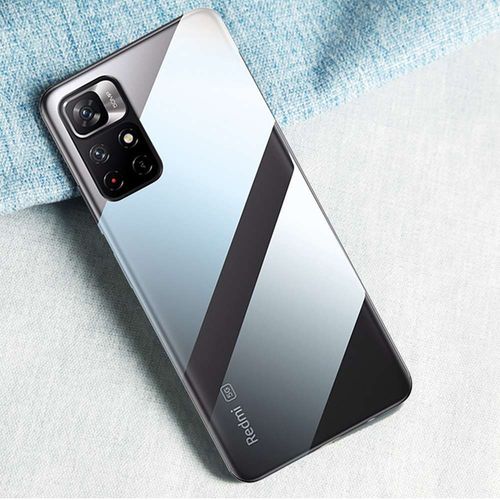 Coque Silicone Pour Xiaomi Redmi Note 11 4g 6.5" Gel Ultraslim Et Ajustement Parfait - Transparent + 1 Film Verre D'aluminium Super Résistant 9h - Transparent