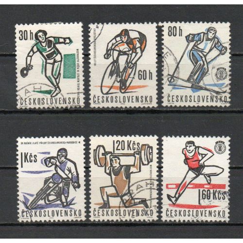Timbre-Poste De Tchécoslovaquie