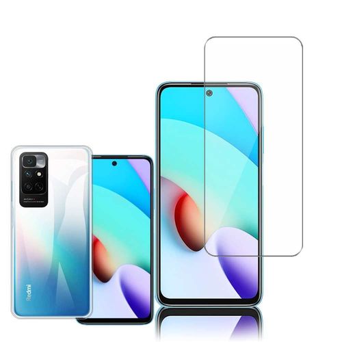 Coque Silicone Pour Xiaomi Redmi Note 11 4g 6.5" Gel Ultraslim Et Ajustement Parfait - Transparent + 1 Film Verre Nano Fléxible - Transparent