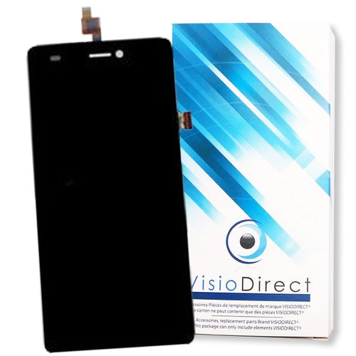 Visiodirect® Ecran Complet Pour Wiko Highway Signs Noir Vitre Tactile + Ecran Lcd + Outils- Visiodirect -