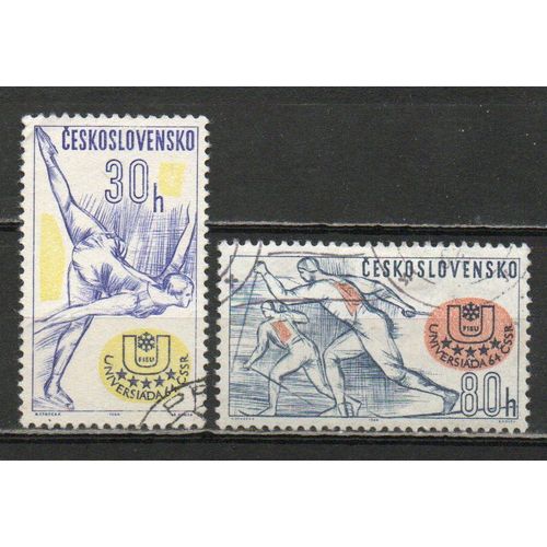 Timbre-Poste De Tchécoslovaquie