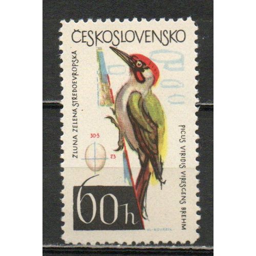 Timbre-Poste De Tchécoslovaquie
