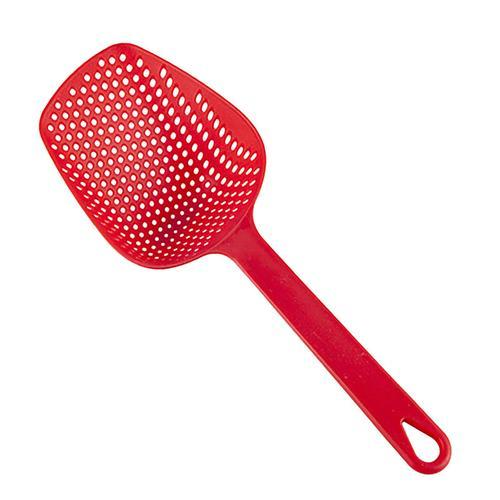 Couleur Rouge Taille Taille Unique Passoire En Nylon Et Silicone, Cuillère, Passoire À Nouilles, Fourchettes À Légumes, Pelles De Cuisson, Filtre À Pâtes, Cuillère, Outils De Cuisine