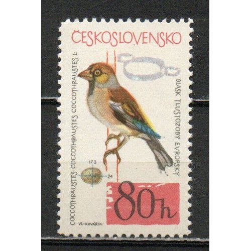Timbre-Poste De Tchécoslovaquie