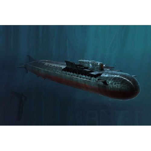 Hobbyboss Sous-Marin Russe Ssgn Oscar Iikursk De Missile De Croisi Re Avec Maquette Gris