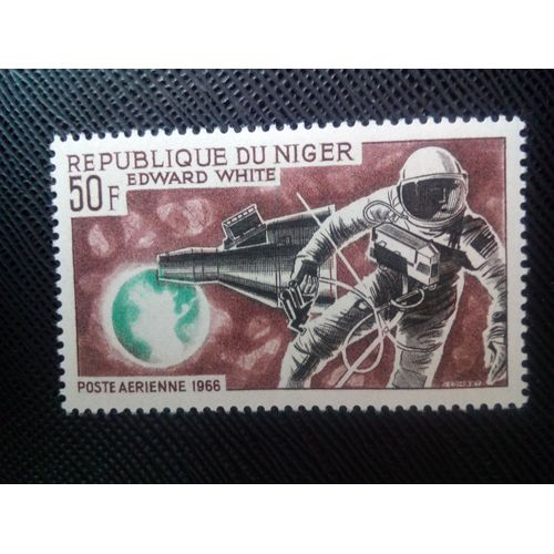 Timbre Niger Y T Pa 57 Edouard White (1930-1967) 1966 ( 040307 )*
