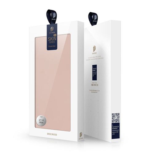 Etui À Rabat Pour Iphone 14 Plus Rose Dux Ducis Skin Pro