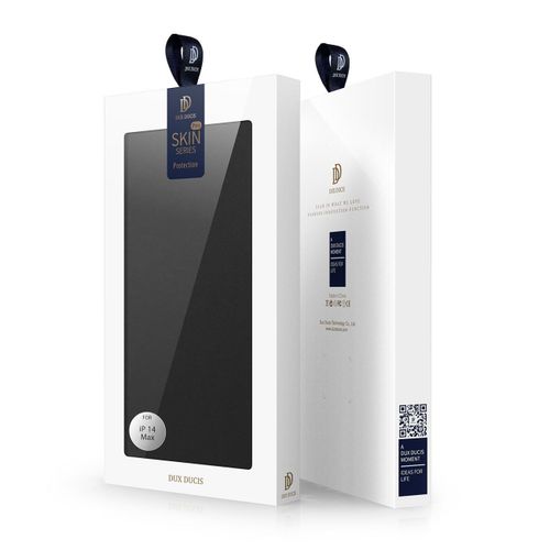 Etui Portefeuille Iphone 14 Plus Dux Ducis Skin Pro Noir