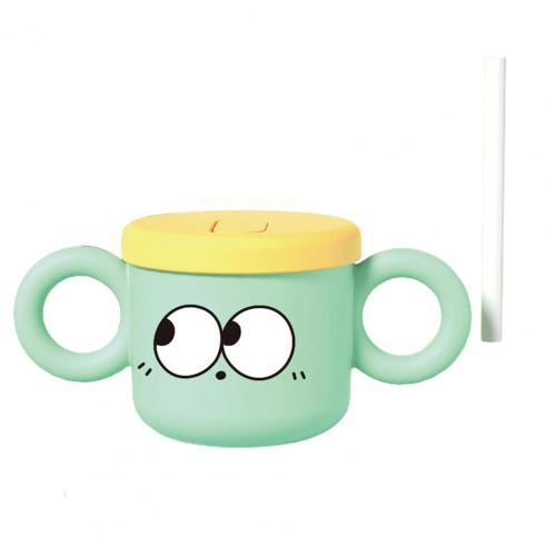 couleur Jaune B Compact 240ml Eco-friendly Measuring Straw Drink Jug Heat-Resistant Water Cup Multipurpose for Infant