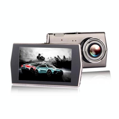 Caméra Embarquée Double Objectif Dashcam 1080p HD Écran 4'' Surveillance + SD 16Go YONIS