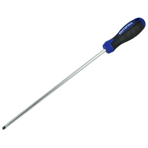 Faithfull SDF250 Pointe évasée Soft Grip Tournevis 250 x 10mm