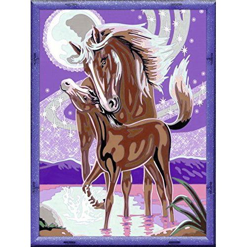 Ravensburger - 285556 - Numéro D'art Set &quotchuchotements De Cheval&quot