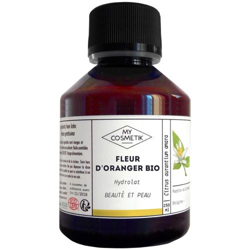 Hydrolat De Fleur D'oranger - Bio - Certifié Ecocert Cosmétique Biologique - My Cosmetik - 250 Ml 