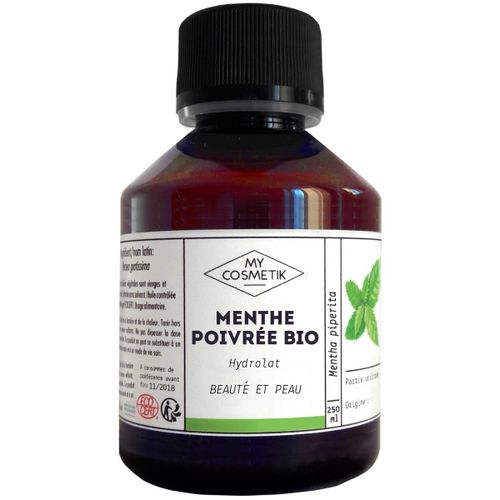 Hydrolat De Menthe Poivrée - Bio - Certifié Ecocert Cosmétique Biologique - My Cosmetik - 50 Ml 