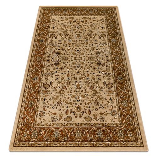 180x270 Cm Tapis Royal E0176 Cadre - Beige / Marron