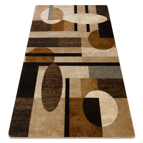 150x230 Cm Tapis Royal 5376 Géométrique, Cercles - Beige / Crème