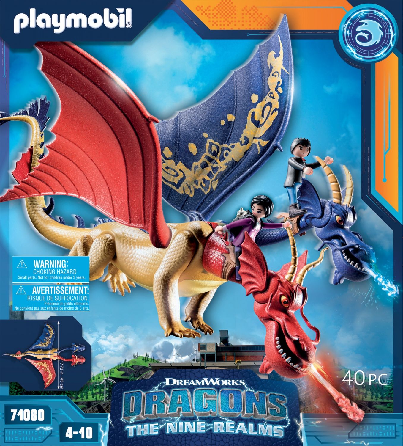 Playmobil 71080 - Dragons Nine Realms: Wuwei & Jun