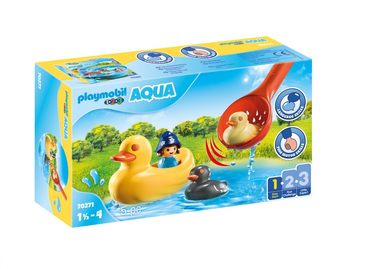 Playmobil 1-2-3 - Balançoire aquatique avec arrosoir #70269, À l