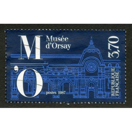 Timbre Oblitéré Musée D'orsay, Postes 1987, République Française, Widmer, 3,70