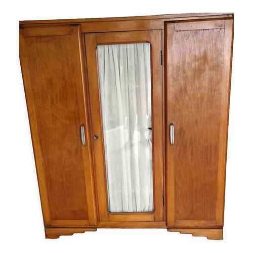 Armoire Glace Art Deco Bois