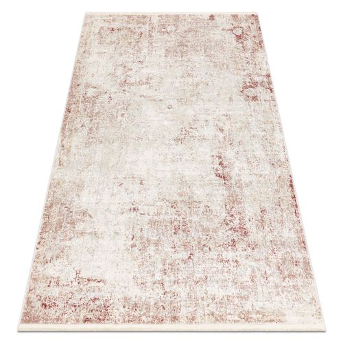 160x230 Cm Tapis Moderne Distin 0828a Rose / Poudre / Blanc - Abstraction, Vintage, Franges
