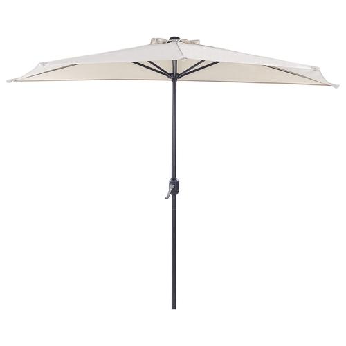 Parasol De Jardin Semi-Circulaire 270 Cm Beige Galati