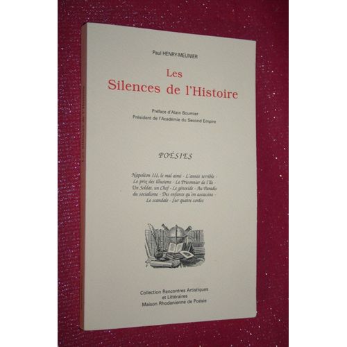 Les Silences De L Histoire