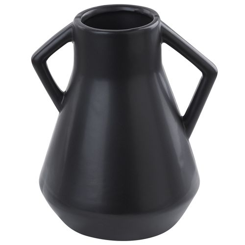 Dolomite Vase à fleurs 20 cm Noir FERMI